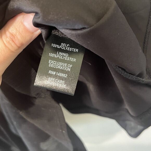 Torrid Top Women’s 2X Black Babydoll Crinkle Chiffon Blouson Whimsigoth Fairy - Picture 5 of 9